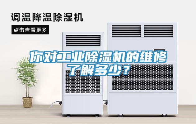 你對工業(yè)除濕機的維修了解多少？