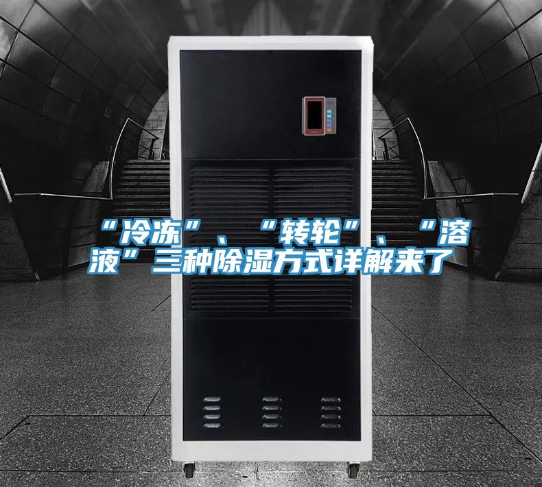 “冷凍”、“轉(zhuǎn)輪”、“溶液”三種除濕方式詳解來(lái)了