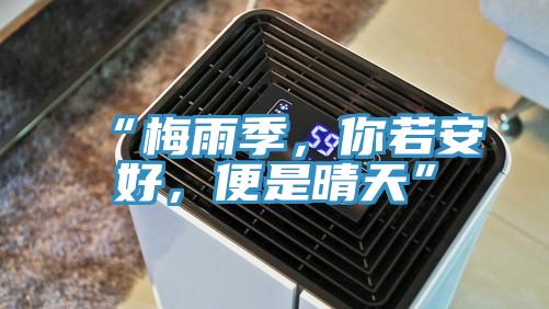 “梅雨季，你若安好，便是晴天”