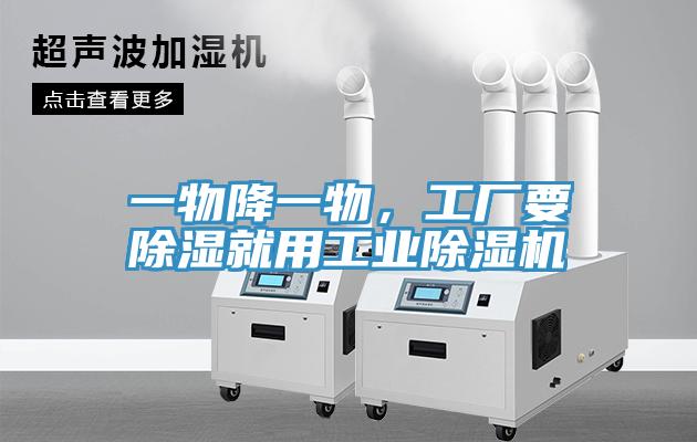 一物降一物，工廠要除濕就用工業(yè)除濕機(jī)