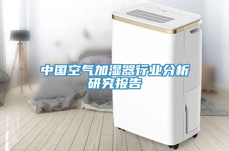 中國空氣加濕器行業(yè)分析研究報(bào)告