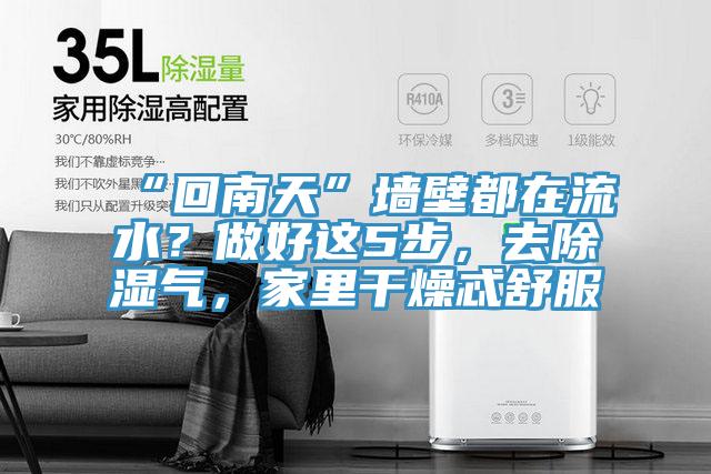 “回南天”墻壁都在流水？做好這5步，去除濕氣，家里干燥忒舒服