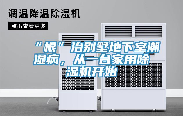 “根”治別墅地下室潮濕病，從一臺家用除濕機開始