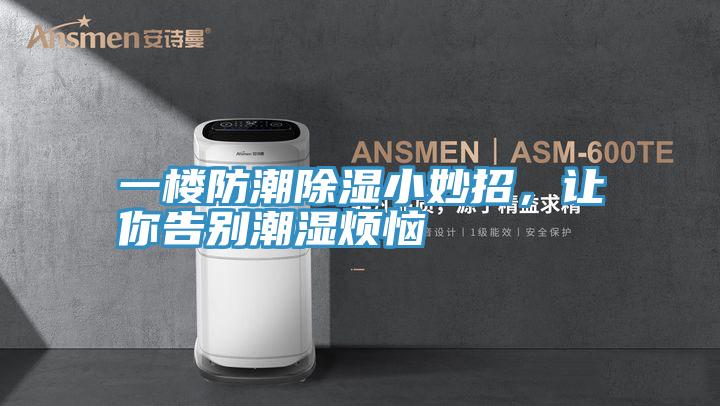 一樓防潮除濕小妙招，讓你告別潮濕煩惱
