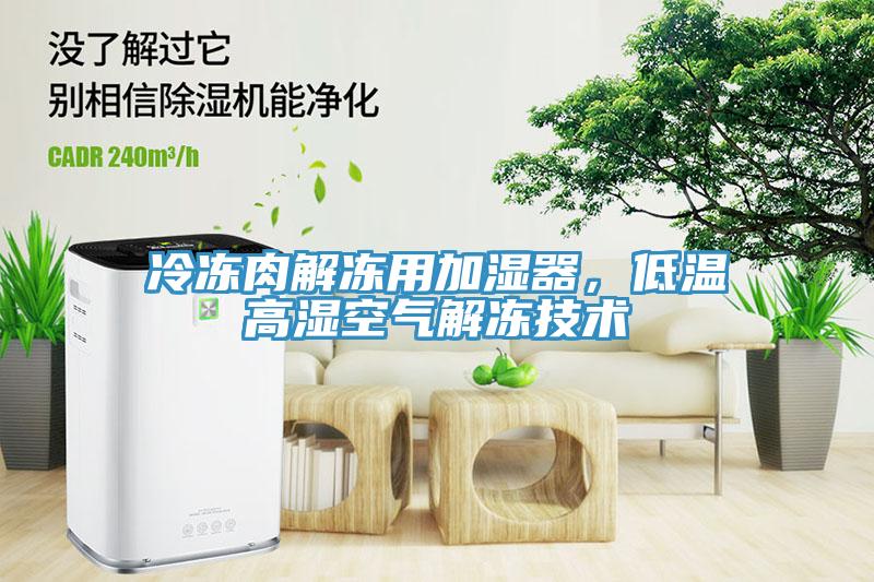 冷凍肉解凍用加濕器，低溫高濕空氣解凍技術