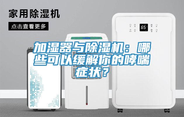 加濕器與除濕機(jī)：哪些可以緩解你的哮喘癥狀？