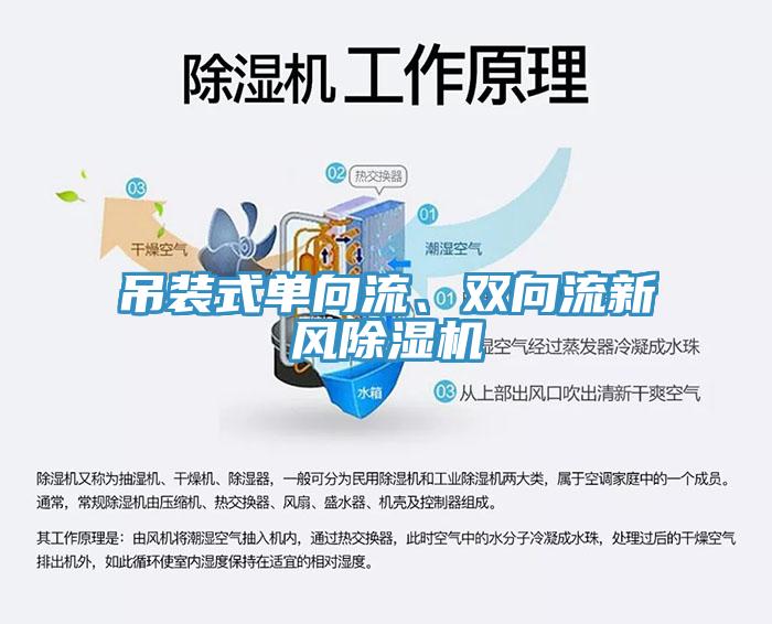 吊裝式單向流、雙向流新風(fēng)除濕機(jī)