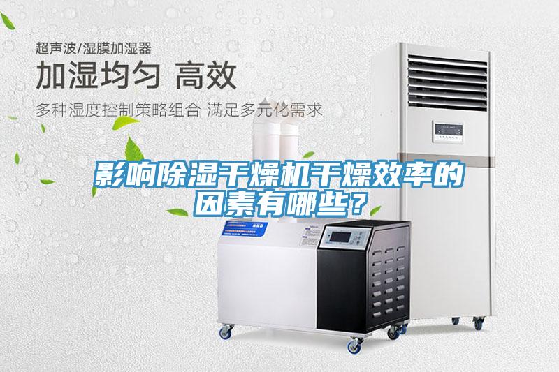 影響除濕干燥機干燥效率的因素有哪些？