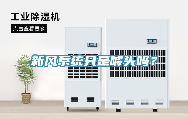 新風(fēng)系統(tǒng)只是噱頭嗎？