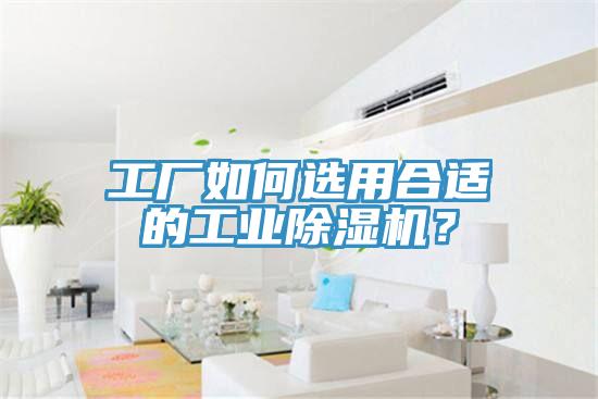工廠如何選用合適的工業(yè)除濕機(jī)？