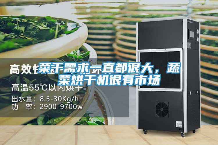 菜干需求一直都很大，蔬菜烘干機很有市場