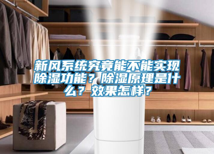 新風(fēng)系統(tǒng)究竟能不能實現(xiàn)除濕功能？除濕原理是什么？效果怎樣？