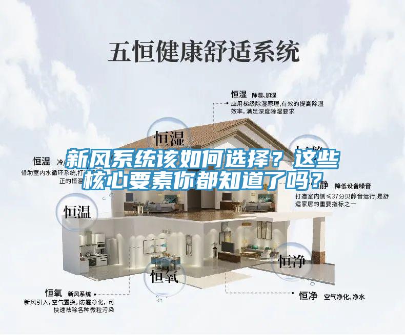 新風(fēng)系統(tǒng)該如何選擇？這些核心要素你都知道了嗎？