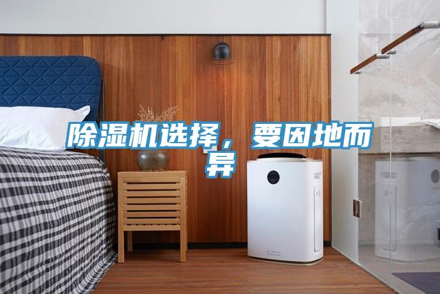 除濕機選擇，要因地而異