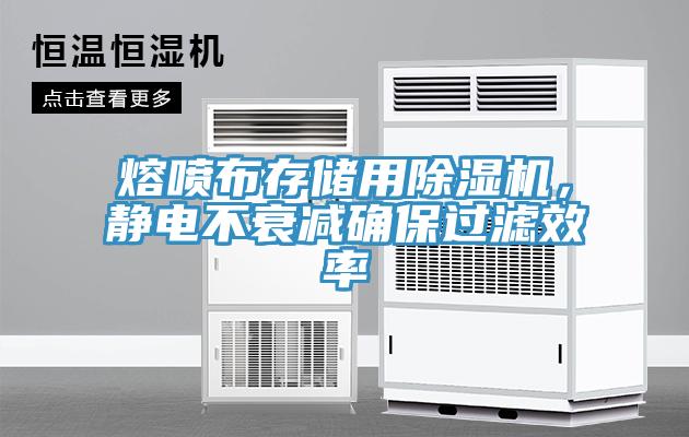 熔噴布存儲用除濕機(jī)，靜電不衰減確保過濾效率