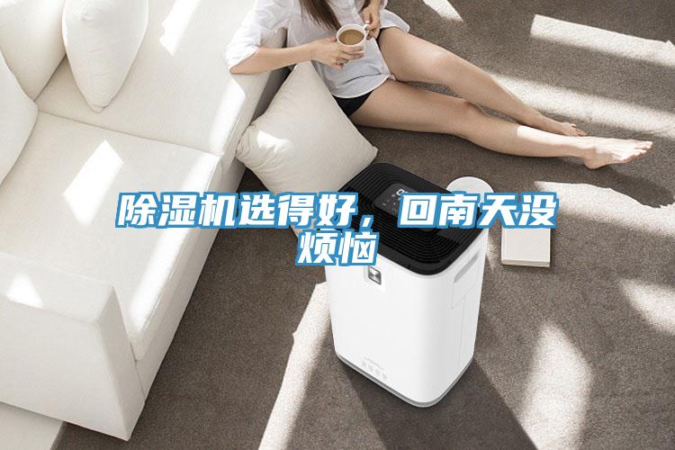 除濕機選得好，回南天沒煩惱