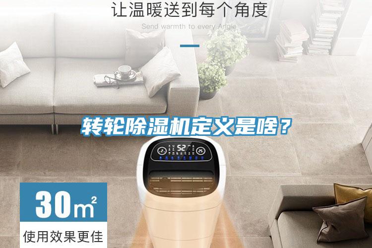 轉(zhuǎn)輪除濕機定義是啥？