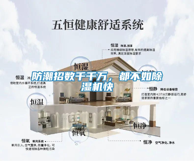 防潮招數(shù)千千萬，都不如除濕機(jī)快