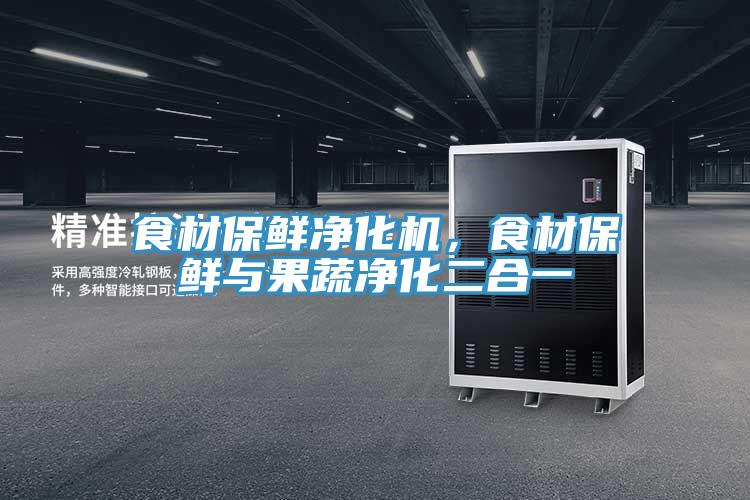 食材保鮮凈化機(jī)，食材保鮮與果蔬凈化二合一