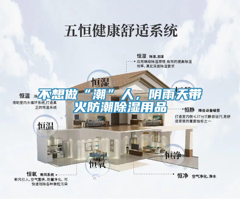 不想做“潮”人，陰雨天帶火防潮除濕用品