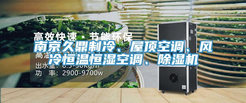 南京久鼎制冷、屋頂空調(diào)、風(fēng)冷恒溫恒濕空調(diào)、除濕機(jī)