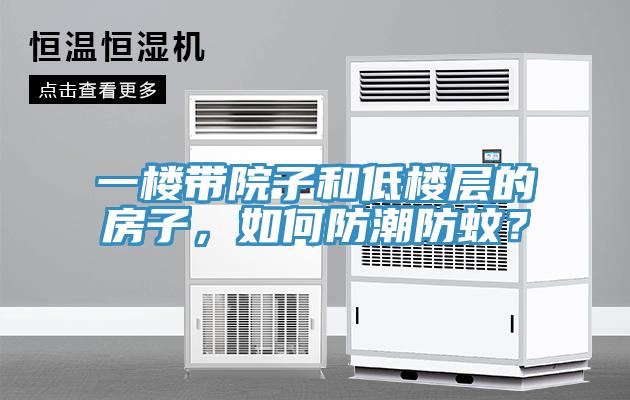 一樓帶院子和低樓層的房子，如何防潮防蚊？