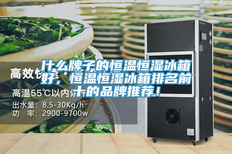 什么牌子的恒溫恒濕冰箱好，恒溫恒濕冰箱排名前十的品牌推薦！