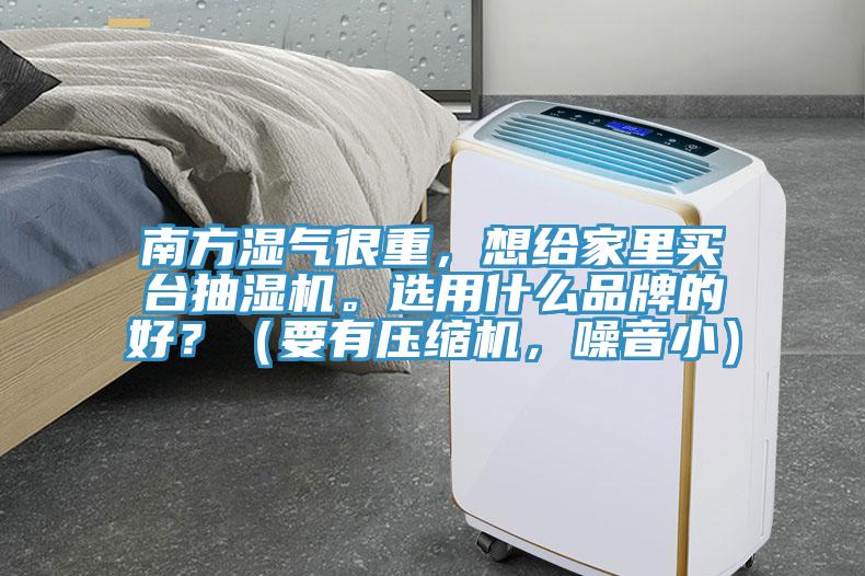 南方濕氣很重，想給家里買臺(tái)抽濕機(jī)。選用什么品牌的好？（要有壓縮機(jī)，噪音小）