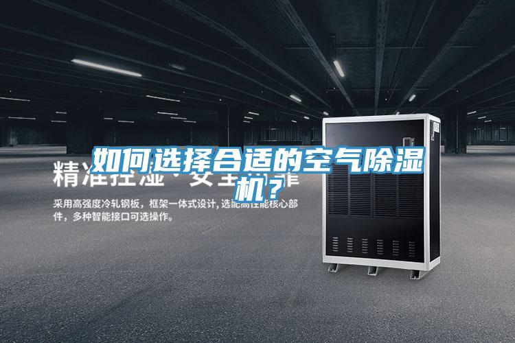 如何選擇合適的空氣除濕機(jī)？