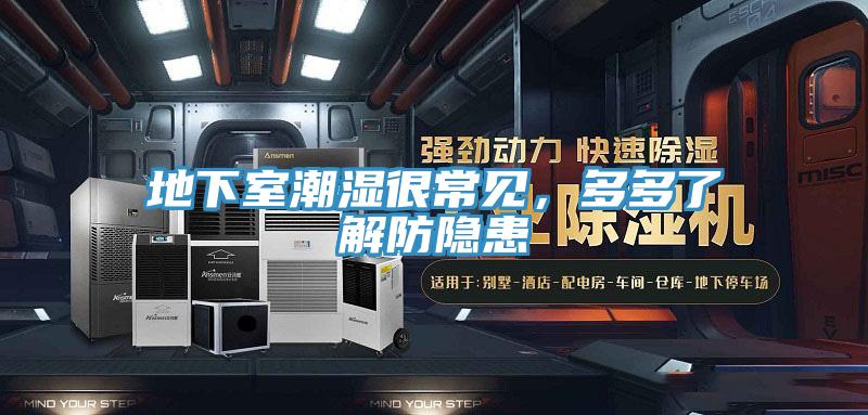 地下室潮濕很常見，多多了解防隱患