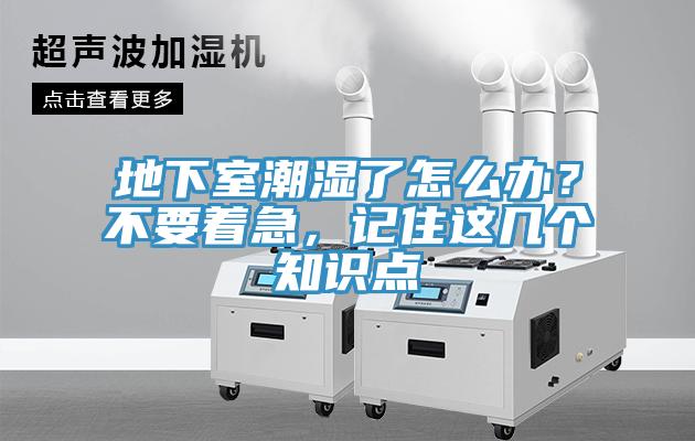 地下室潮濕了怎么辦？不要著急，記住這幾個(gè)知識(shí)點(diǎn)