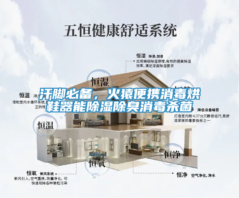汗腳必備，火猿便攜消毒烘鞋器能除濕除臭消毒殺菌