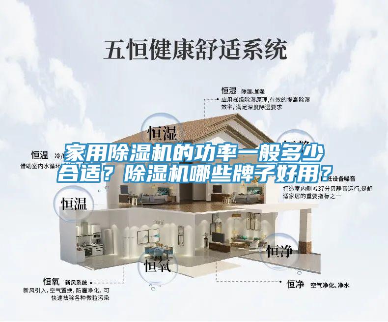 家用除濕機的功率一般多少合適？除濕機哪些牌子好用？