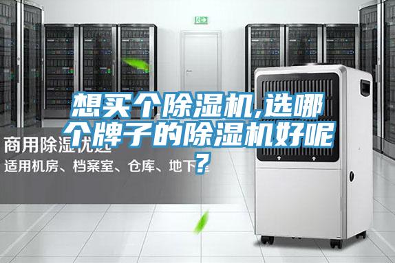想買個除濕機,選哪個牌子的除濕機好呢？