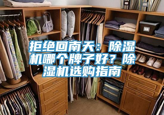 拒絕回南天：除濕機(jī)哪個(gè)牌子好？除濕機(jī)選購指南