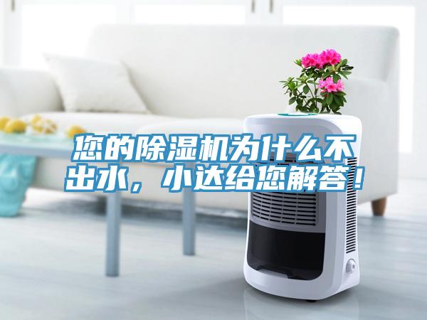 您的除濕機為什么不出水，小達給您解答！