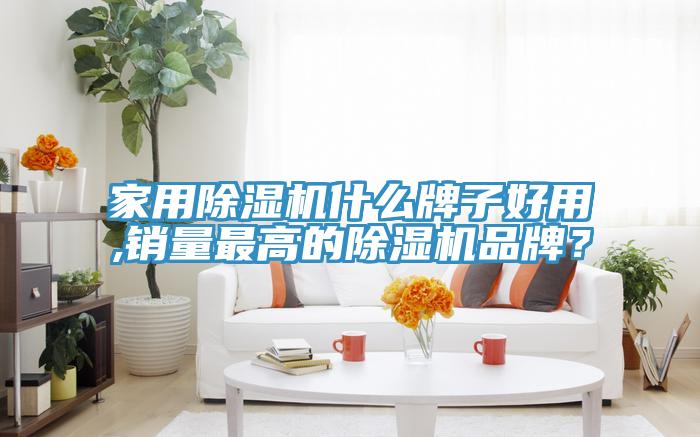 家用除濕機什么牌子好用,銷量最高的除濕機品牌？