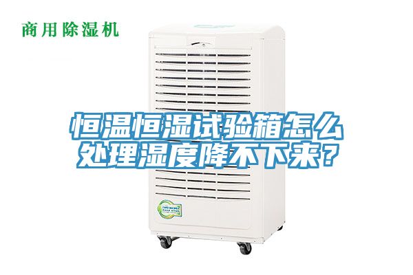 恒溫恒濕試驗(yàn)箱怎么處理濕度降不下來(lái)？