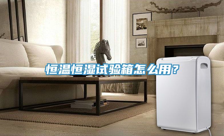 恒溫恒濕試驗(yàn)箱怎么用？