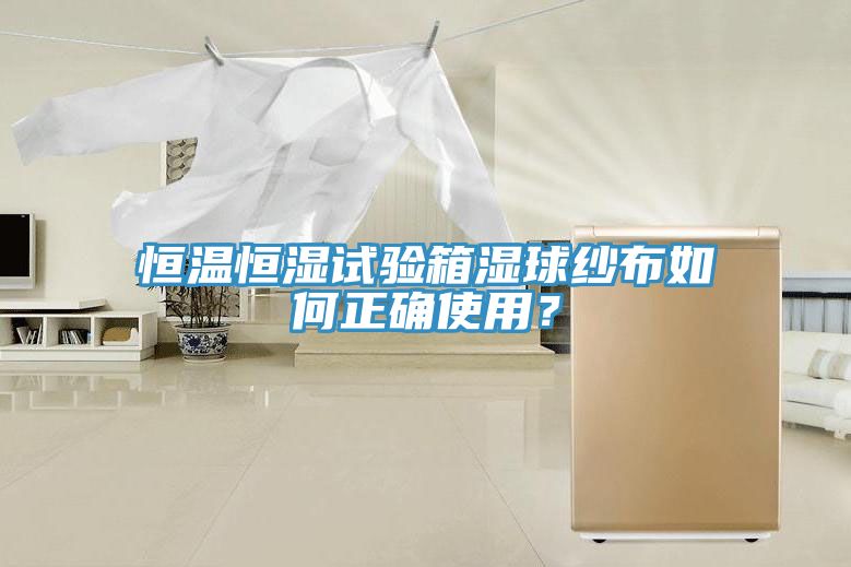 恒溫恒濕試驗(yàn)箱濕球紗布如何正確使用？