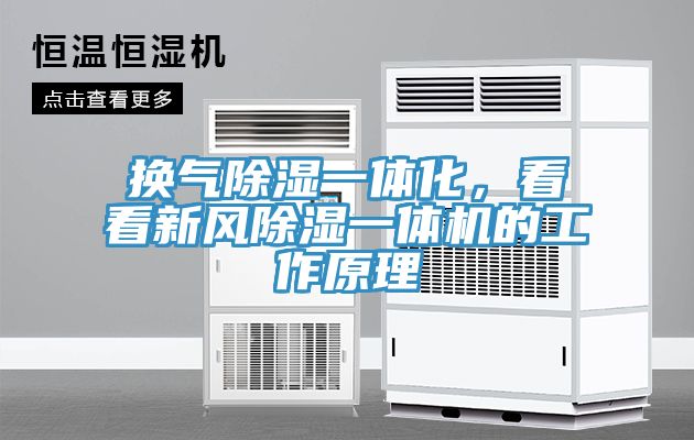 換氣除濕一體化，看看新風(fēng)除濕一體機的工作原理