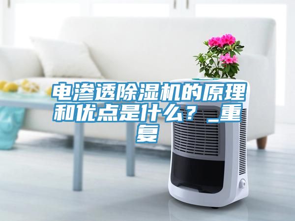 電滲透除濕機(jī)的原理和優(yōu)點(diǎn)是什么？_重復(fù)