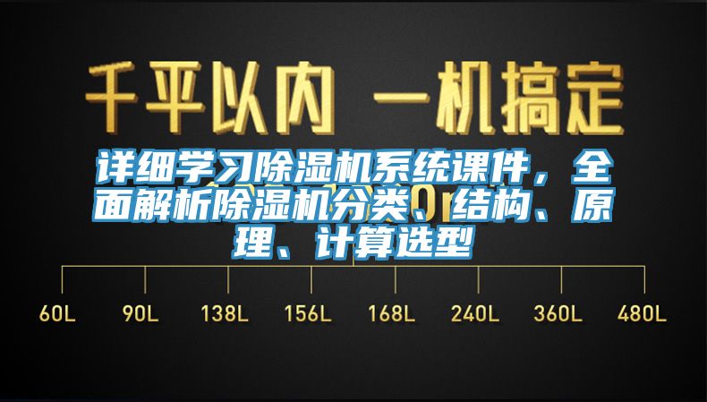 詳細(xì)學(xué)習(xí)除濕機(jī)系統(tǒng)課件，全面解析除濕機(jī)分類(lèi)、結(jié)構(gòu)、原理、計(jì)算選型
