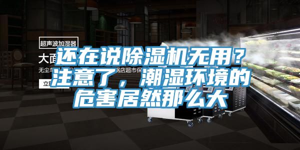 還在說除濕機(jī)無用？注意了，潮濕環(huán)境的危害居然那么大