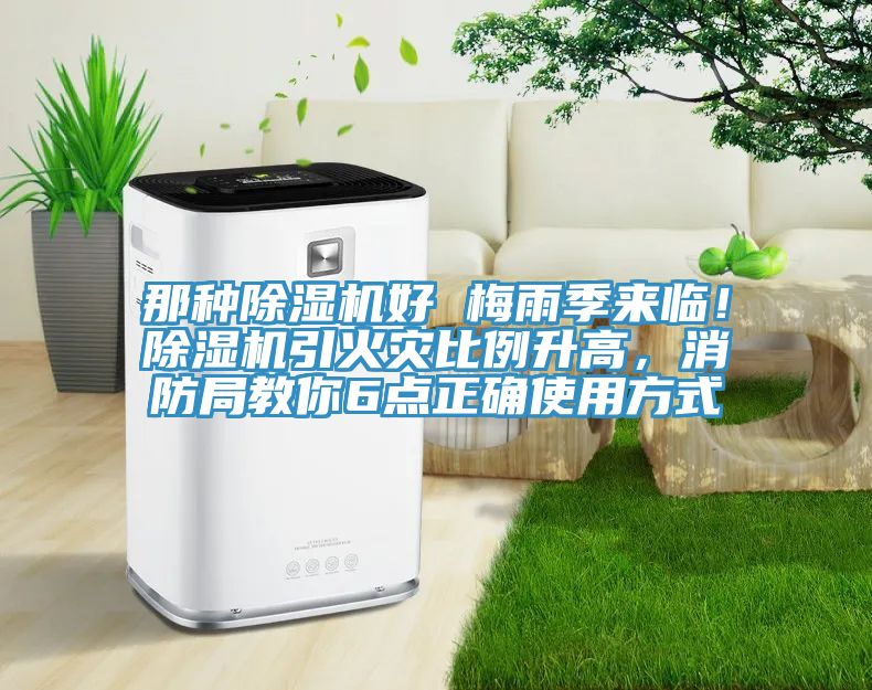 那種除濕機好 梅雨季來臨！除濕機引火災比例升高，消防局教你6點正確使用方式