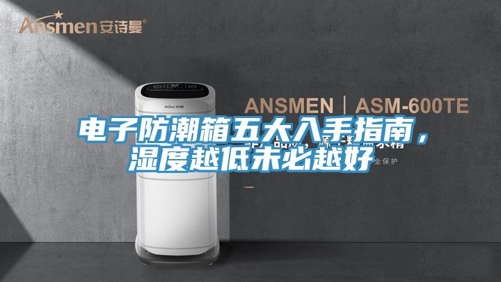 電子防潮箱五大入手指南，濕度越低未必越好