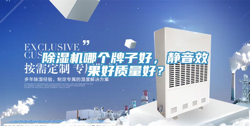 除濕機(jī)哪個(gè)牌子好，靜音效果好質(zhì)量好？