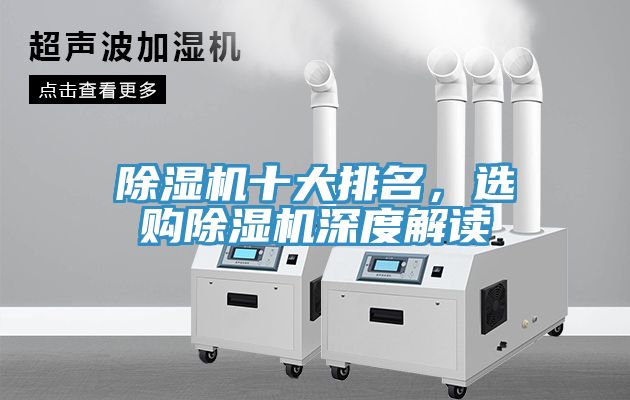 除濕機(jī)十大排名，選購(gòu)除濕機(jī)深度解讀