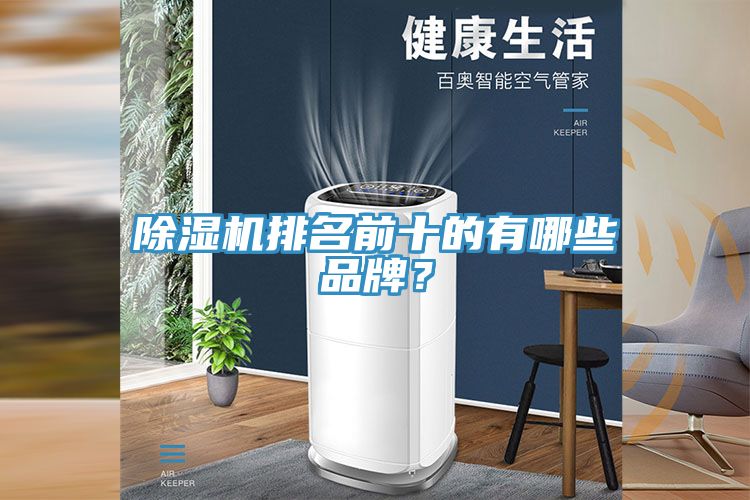 除濕機排名前十的有哪些品牌？