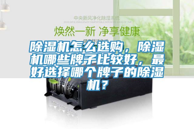 除濕機(jī)怎么選購，除濕機(jī)哪些牌子比較好，最好選擇哪個(gè)牌子的除濕機(jī)？